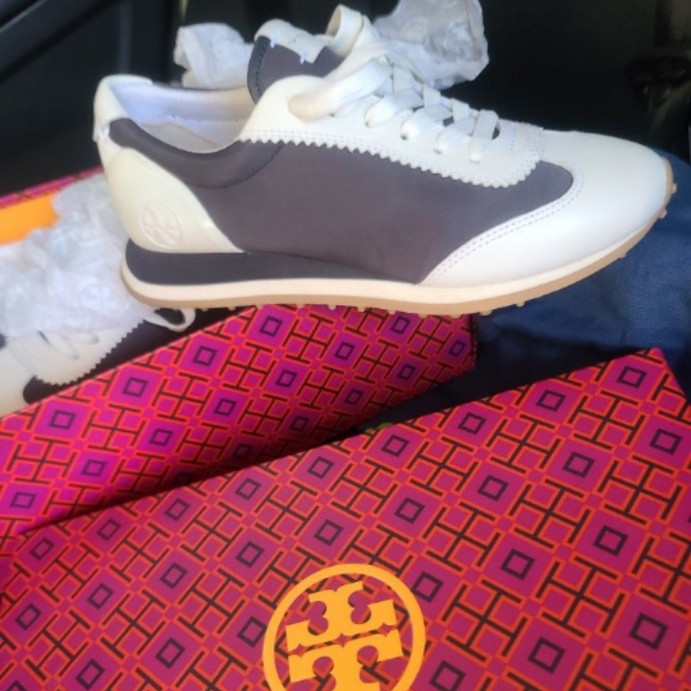 Hank Golf Trainer Nylon/Calf Leather Sneakers